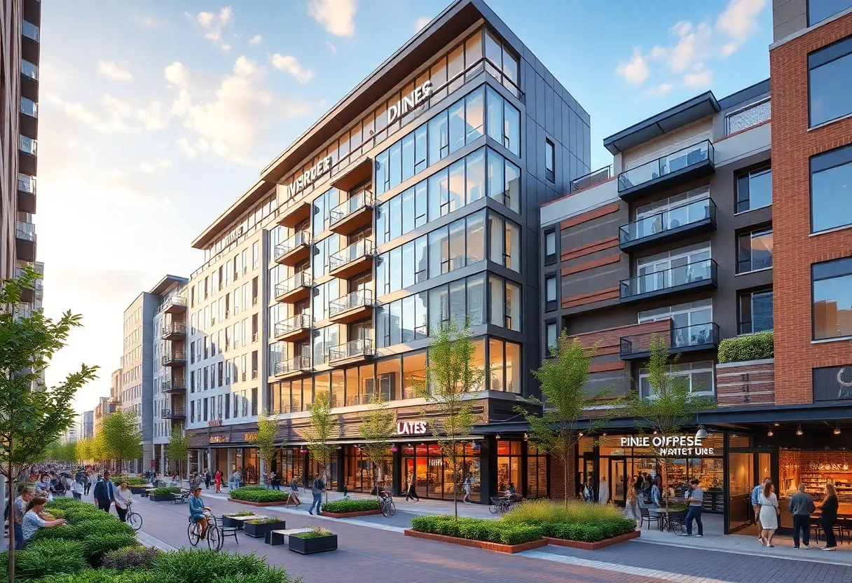 Fields West mixed-use development in Frisco, Texas