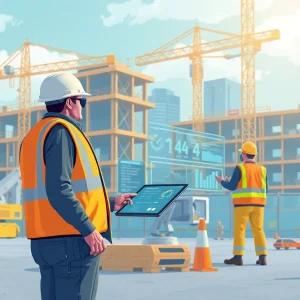 Futuristic construction management with AI technology