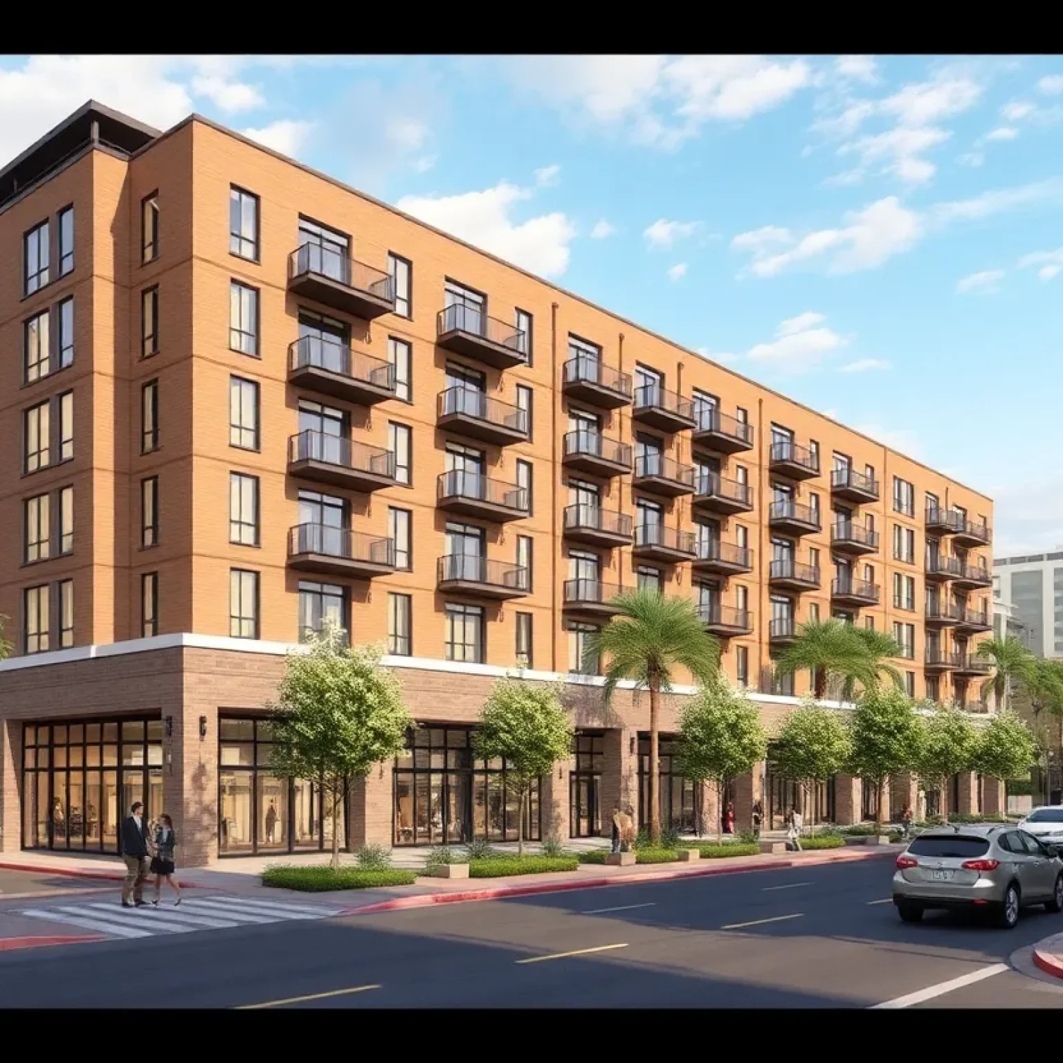 Conceptual view of the Waverly and Westmore development in downtown Pensacola