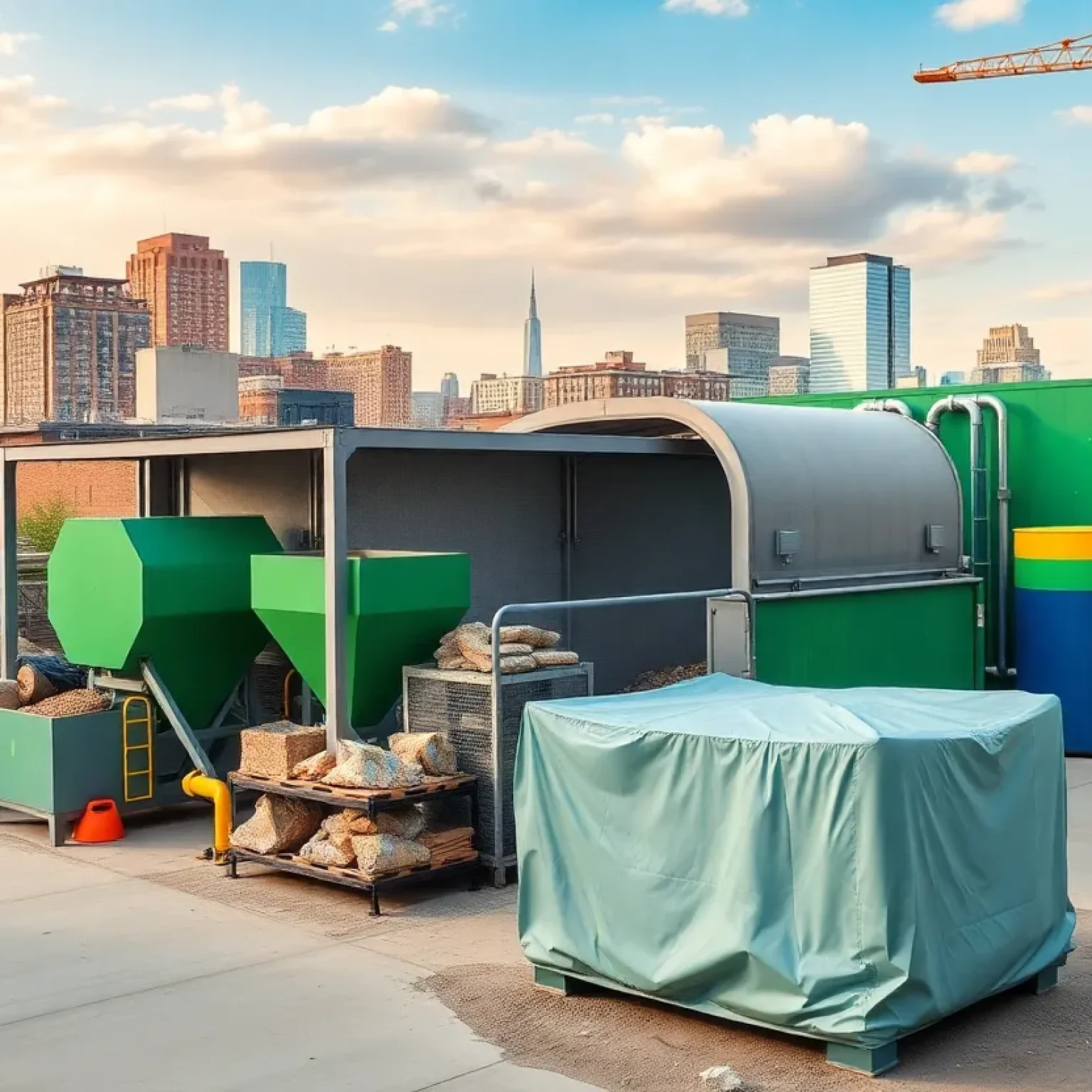 State-of-the-art construction waste recycling facility in Long Island