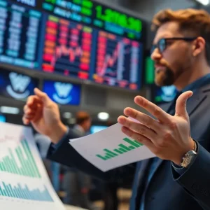 Financial analyst reviewing INNOVATE Corp stock trends