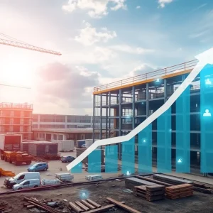 Visual representation of Procore Technologies' growth in construction management software