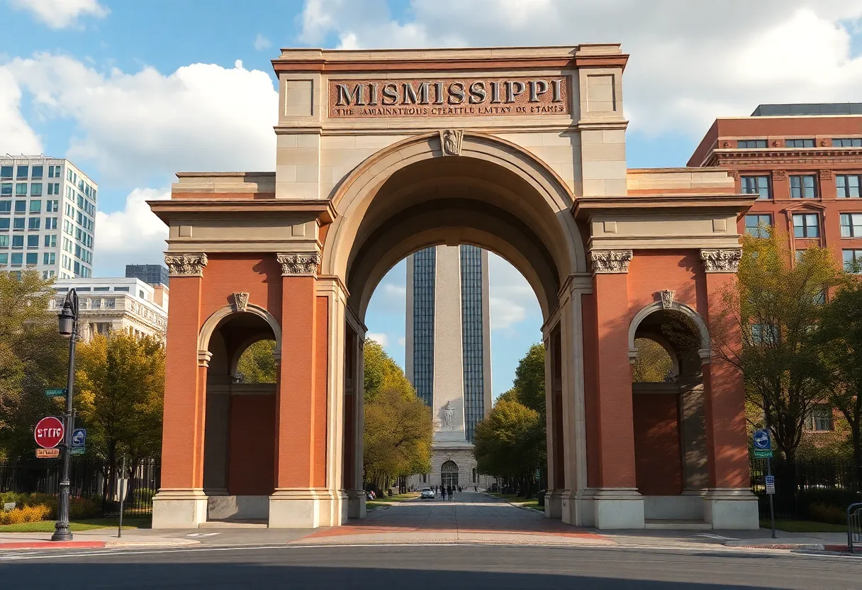 Conceptual design of the Arc de Trump in Washington D.C.