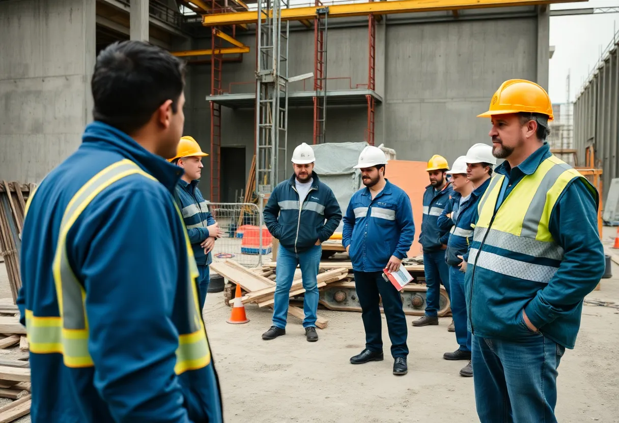 Construction workers experiencing mental health challenges