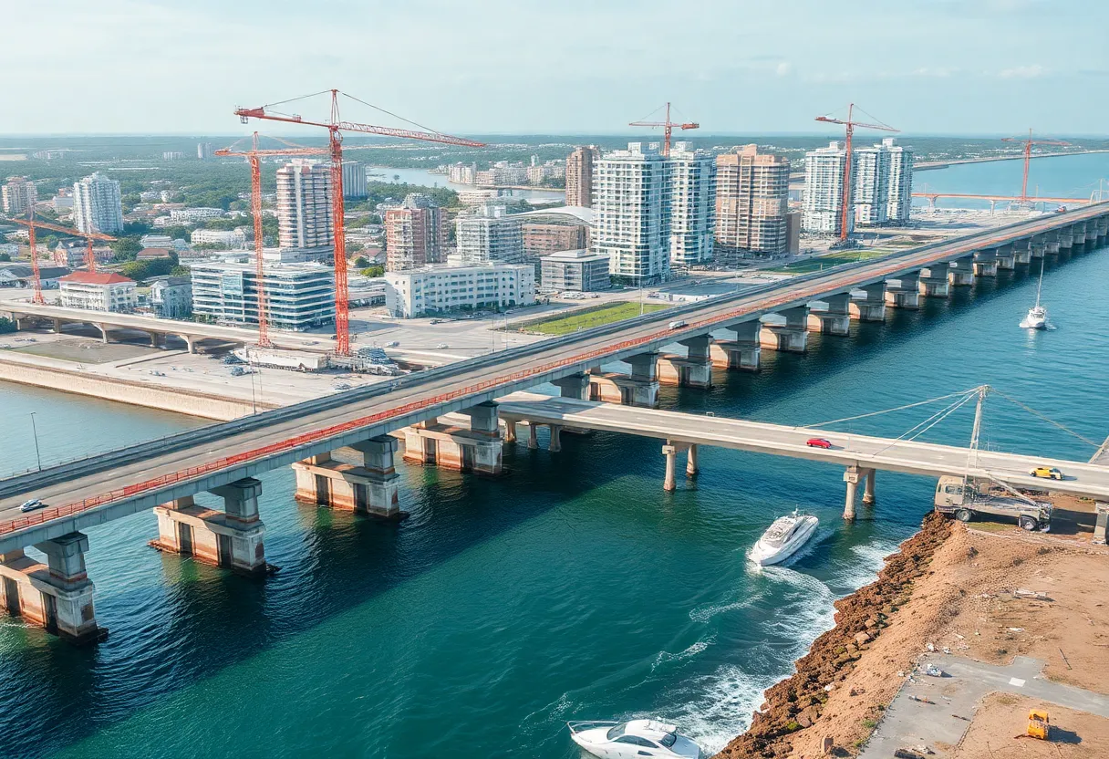 Construction in Miami for coastal resilience