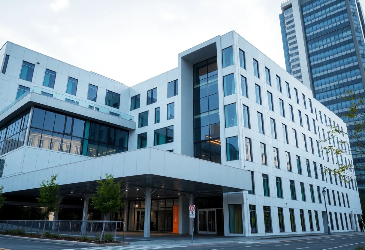 Orlando hospital utilizing prefabricated construction techniques
