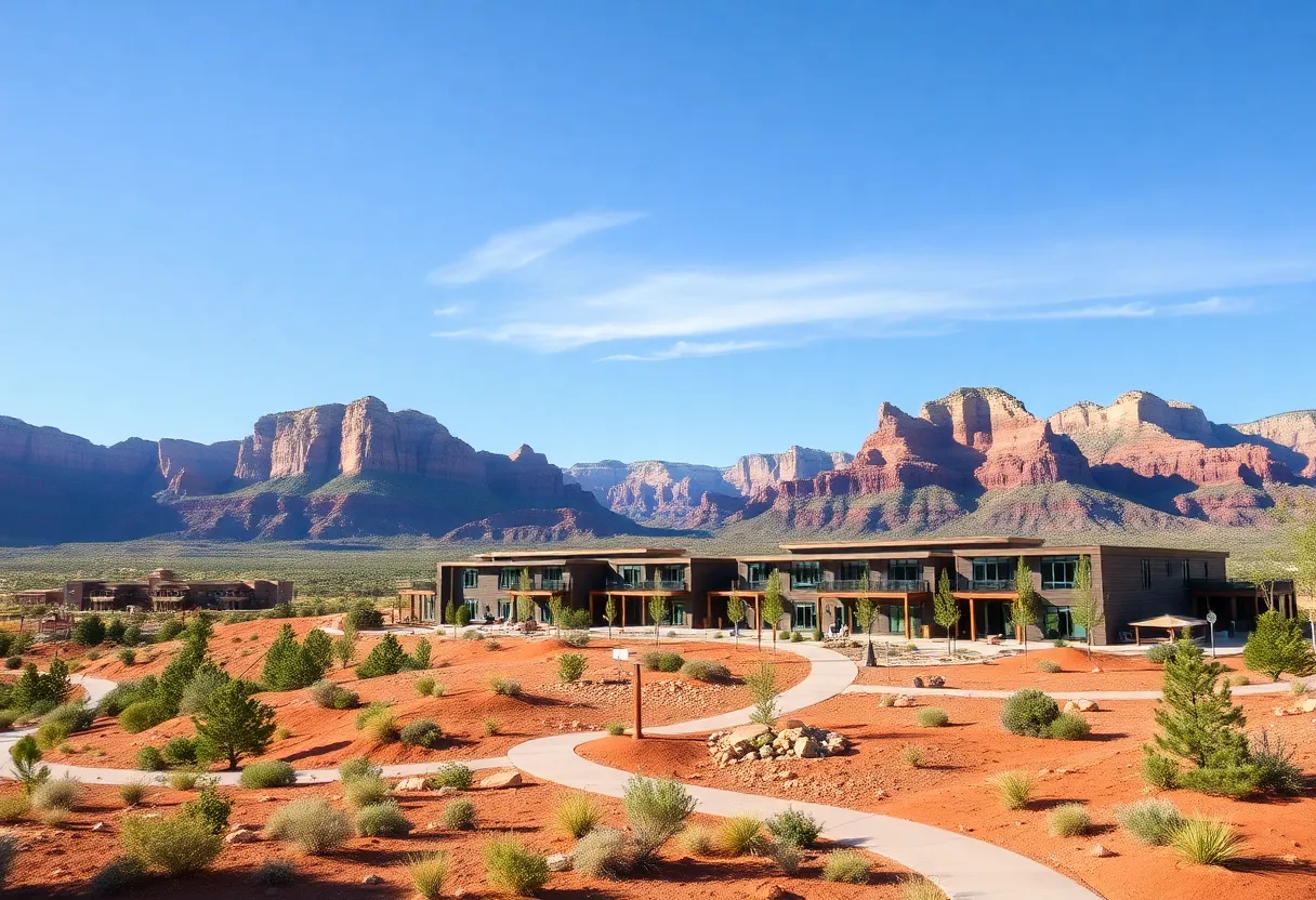 Construction activities in Southern Utah showcasing new developments and scenic views.
