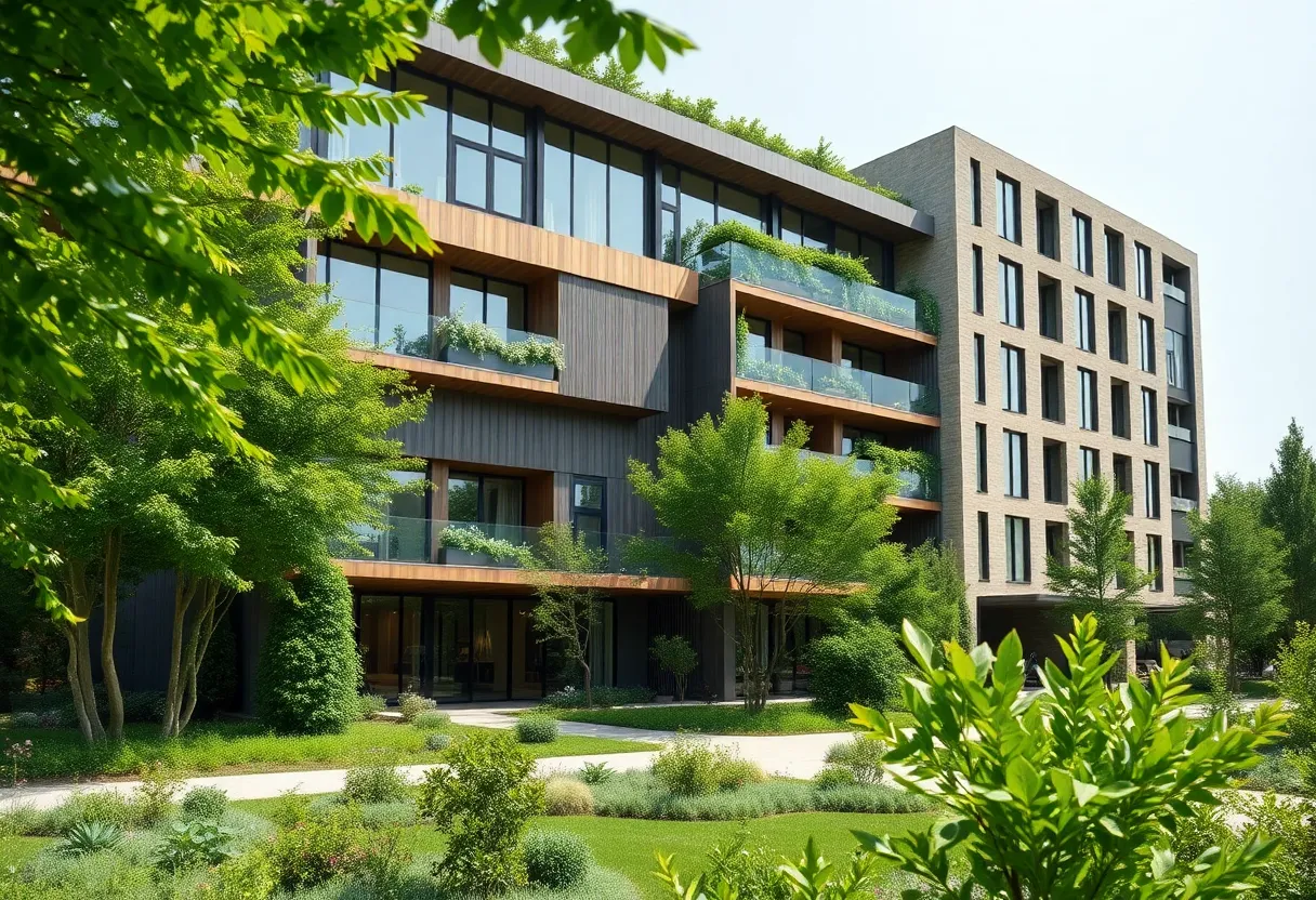 Eco-friendly residential and hotel buildings