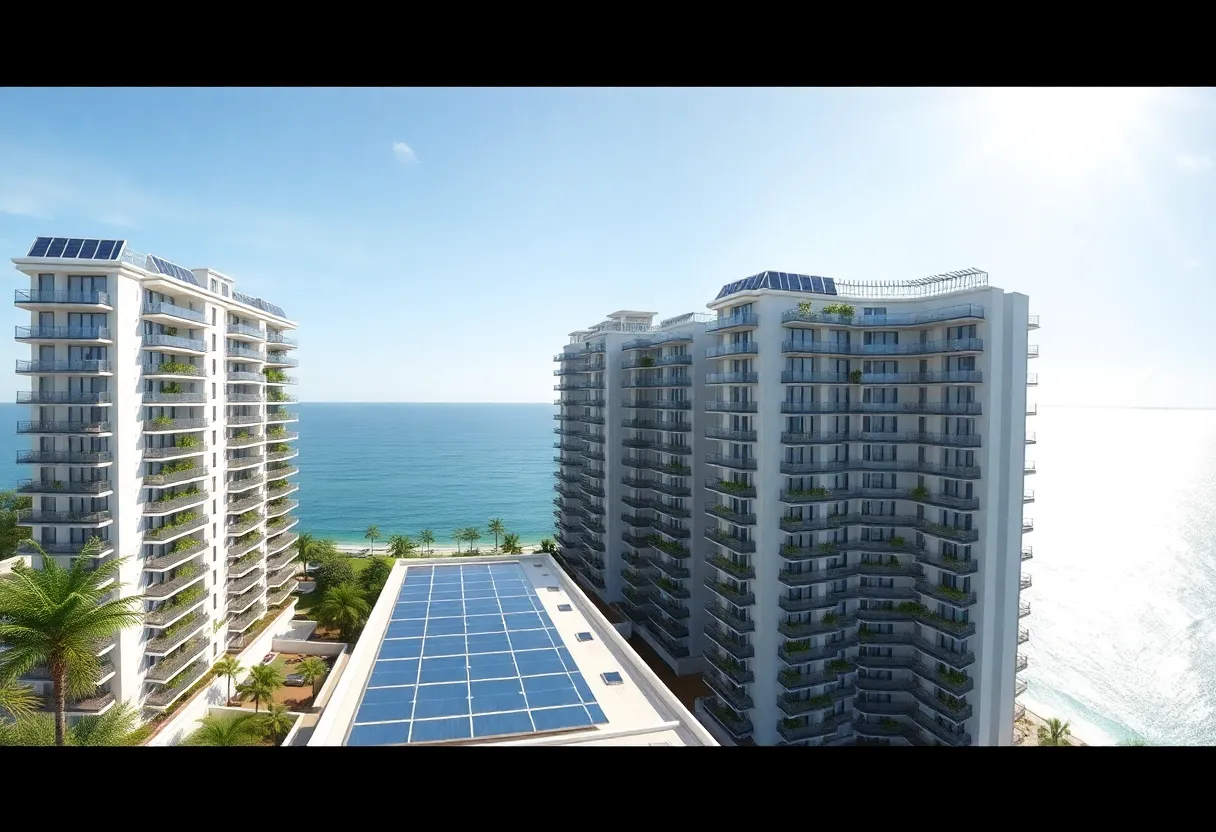 Rendering of the new waterfront condominium complex in Charleston